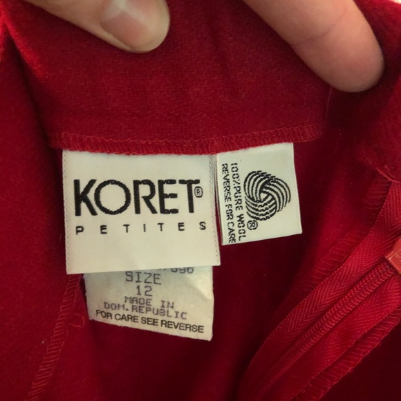 Vintage Tea Length Ted Wool Skirt - Picture 4 of 5